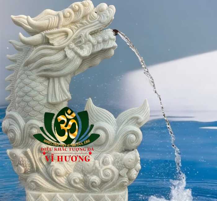 Cá Chép Hóa Rồng - Hình ảnh Tượng Đá Cá Chép Hoá Rồng